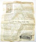 VINTAGE PACKAGE DOAN'S PILLS MEDICAL MEDICINE BOX TIN & PAPERWORK KIDNEYS — photo 2