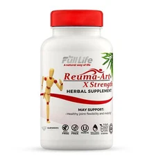 Full Life Reuma-Art X Strength - 120 Veggie Capsules Joint Mobility Supplement