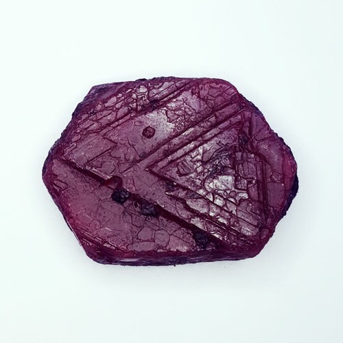 Naturel Desseré Pierre Précieuse 86.47 CT Rouge Rubis Corindon Certifié Opaque - Picture 1 of 8