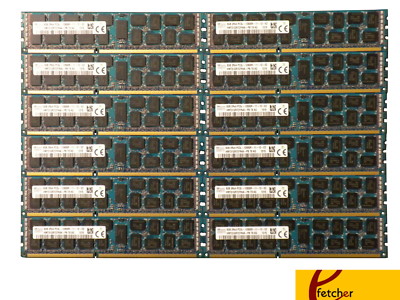 128GB Kit (16 x 8GB) DDR3 1600 PC3 12800 ECC RDIMM For HP ProLiant 