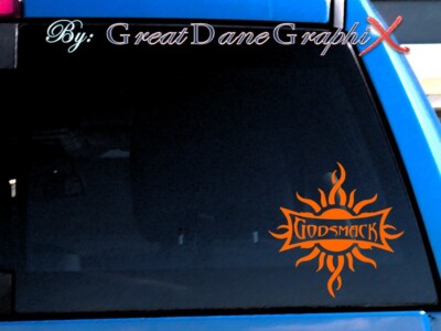 Godsmack - Vinyl Decal Sticker -Color Choice -HIGH QUALITY