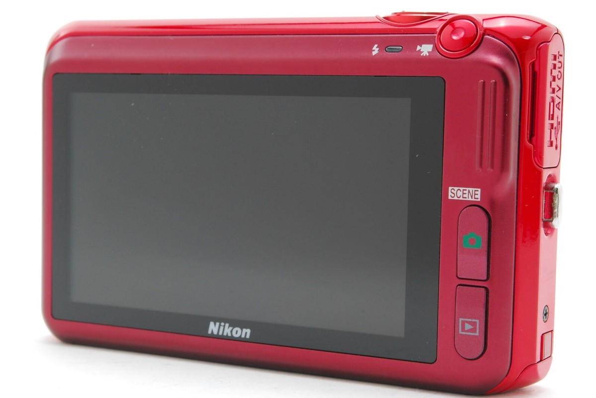 TOP MINT] Nikon Coolpix S6400 Digital Touchscreen Camera Red
