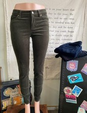 Vince Camuto Olive Green Washed Corduroy 5-Pocket Skinny Pants New