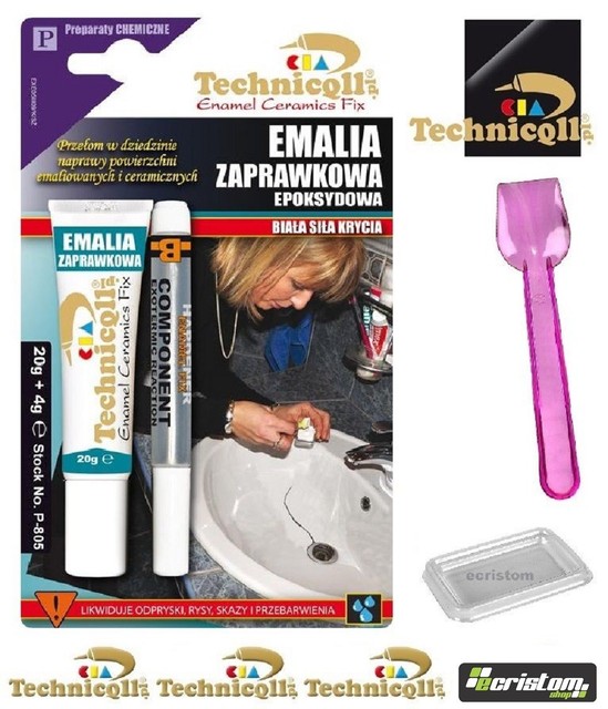 ENAMEL REPAIR KIT Bath Sink Shower Tray CHIP WHITE Ceramic Acrylic NOT