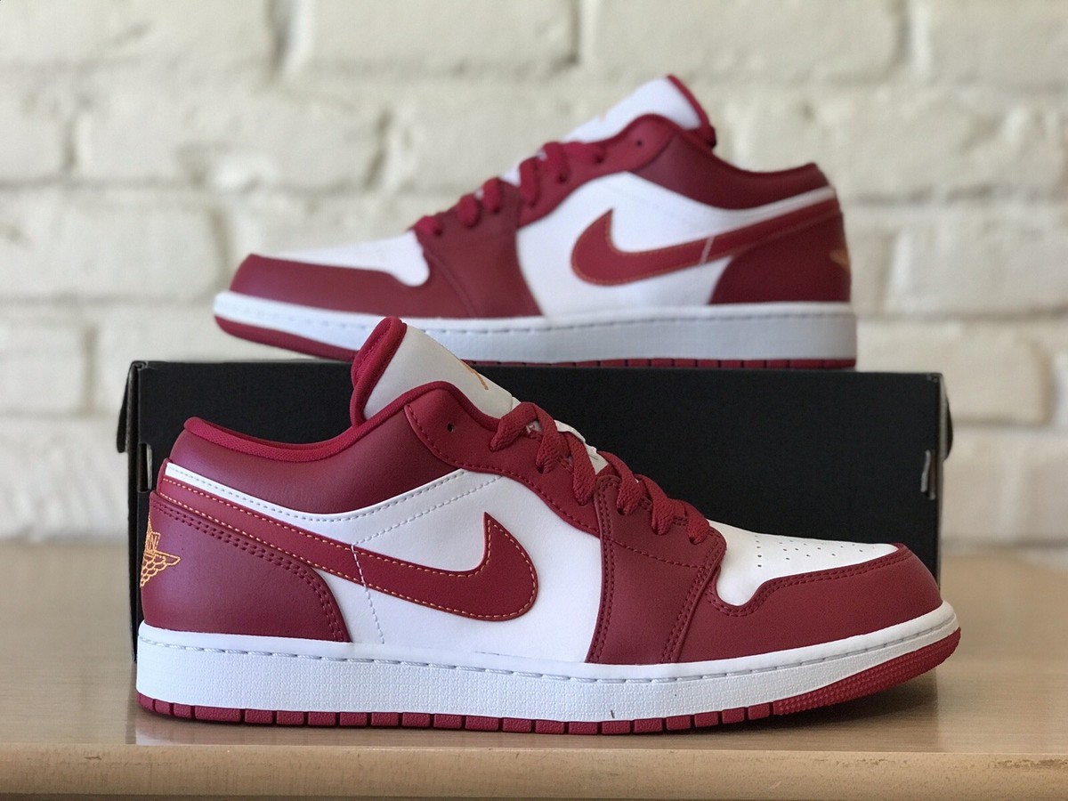 靴 Nike Air Jordan 1 Low \"Cardinal Red\" Jordan 1 Low Cardinal Red Men's - 553558-607 - US