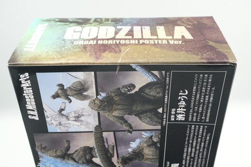 Bandai S.H.MonsterArts Godzilla Ohrai Noriyoshi Poster Ver. New Sealed - Picture 8 of 9