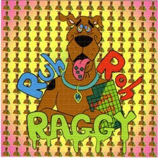 Ruh Roh Raggy BLOTTER ART perforated sheet paper psychedelic art