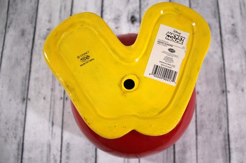 Mickey Mouse Red & White Garden Outdoor Ceramic Planter 4 1/2" W x 5"H - Picture 9 of 12