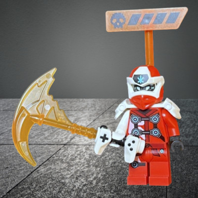 Lego  Minifigur njo568, Ninjago / Prime Empire, Digi Kai Shoulder Armor Schild