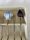 Cocktail Picks Glass Top Sea Shells Royal Hawaiian Tiki Bar Set Of 6 — photo 6