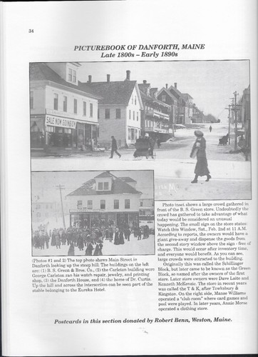 DANFORTH MAINE ECHOES OF THE PAST TOWN HISTORY 1995 111 pgs WESTON MAINE AREA - Picture 3 of 3