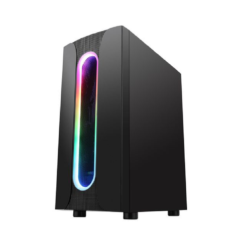 Gaming PC Bundle Intel Quad Core 8GB 1TB Windows 10 GT710 DUAL SCREEN - Picture 2 of 6