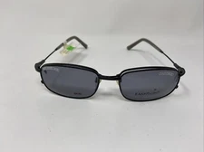 EASYTWIST EYEWEAR CT131 54/19/140 BLACK W/ POLARIZED SUN CLIP EYEGLASSES GS27