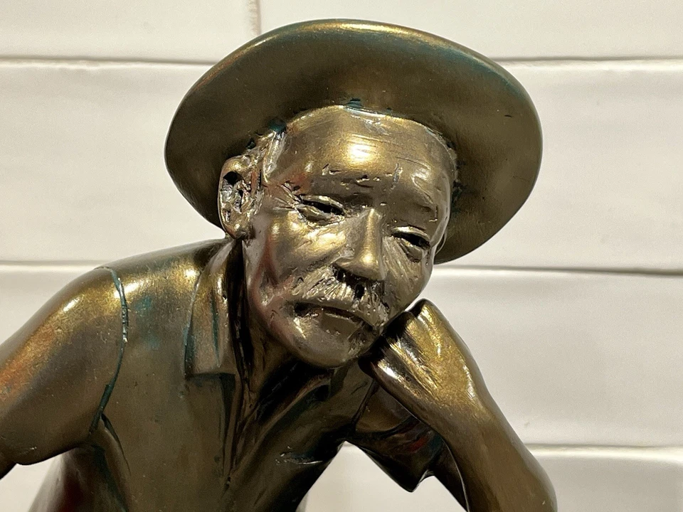 Montilva Ltd. Ed. 0149/2000 Cast Bronze Sitting Shoeshine Man, 1992 - Image 4 of 4