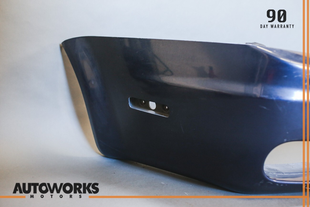 03-08 Maserati Quattroporte M139 Rear Bumper Cover Panel Blue Nettuno OEM