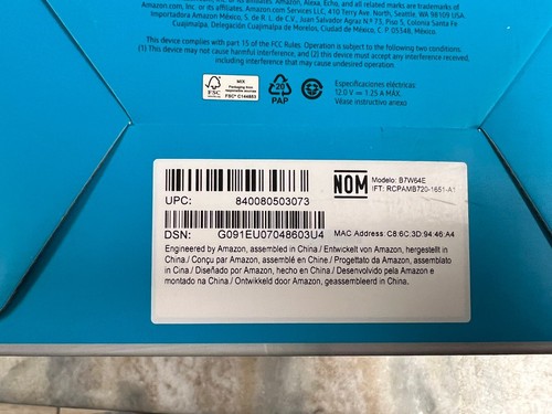 NEW - Echo Dot - 4th Gen - Smart speaker with Alexa - Picture 2 of 2