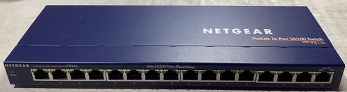 NETGEAR 16 Port 10/100 Mbps Switch FS116 FREE S/H