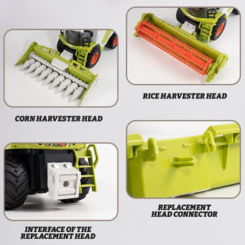 Harvester , 1:24 Scale Farm with Corn Cutting L1K3 - Picture 3 of 12