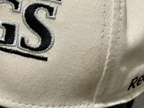 VINTAGE LOS ANGELES KINGS NHL SNAPBACK 2-TONE BLOCK CAP HAT BLACK/WHITE - Picture 8 of 15