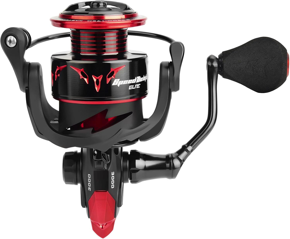 世界最速 スピードデーモンエリート 　超ハイギア　3000番　シーバス　ルアー Speed Demon Elite Spinning Reel - World'S Fastest Spinning