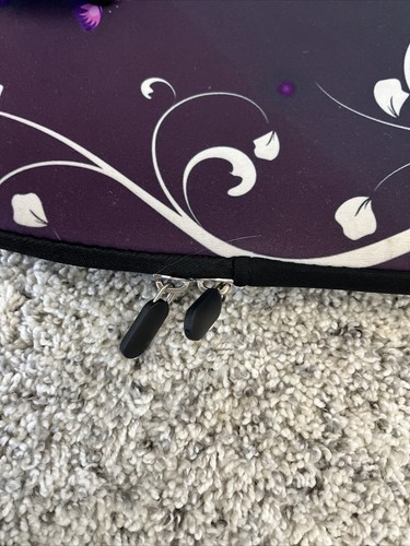 Computer Sleeve 9" Butterfly purple black Chromebook Cover - Bild 5 von 7
