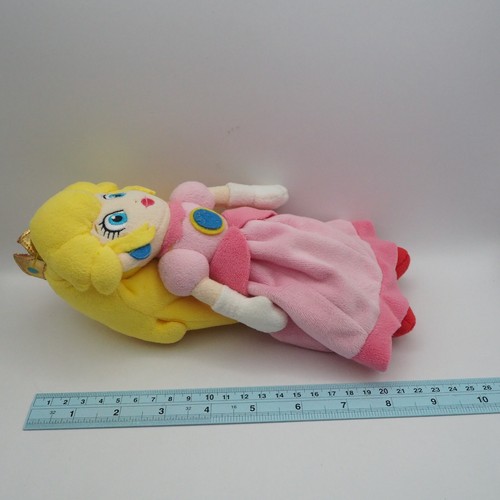 Super Mario Bros D3001B Princess Peach Sanei 8" Plush Stuffed Toy Doll Japan - Bild 3 von 10