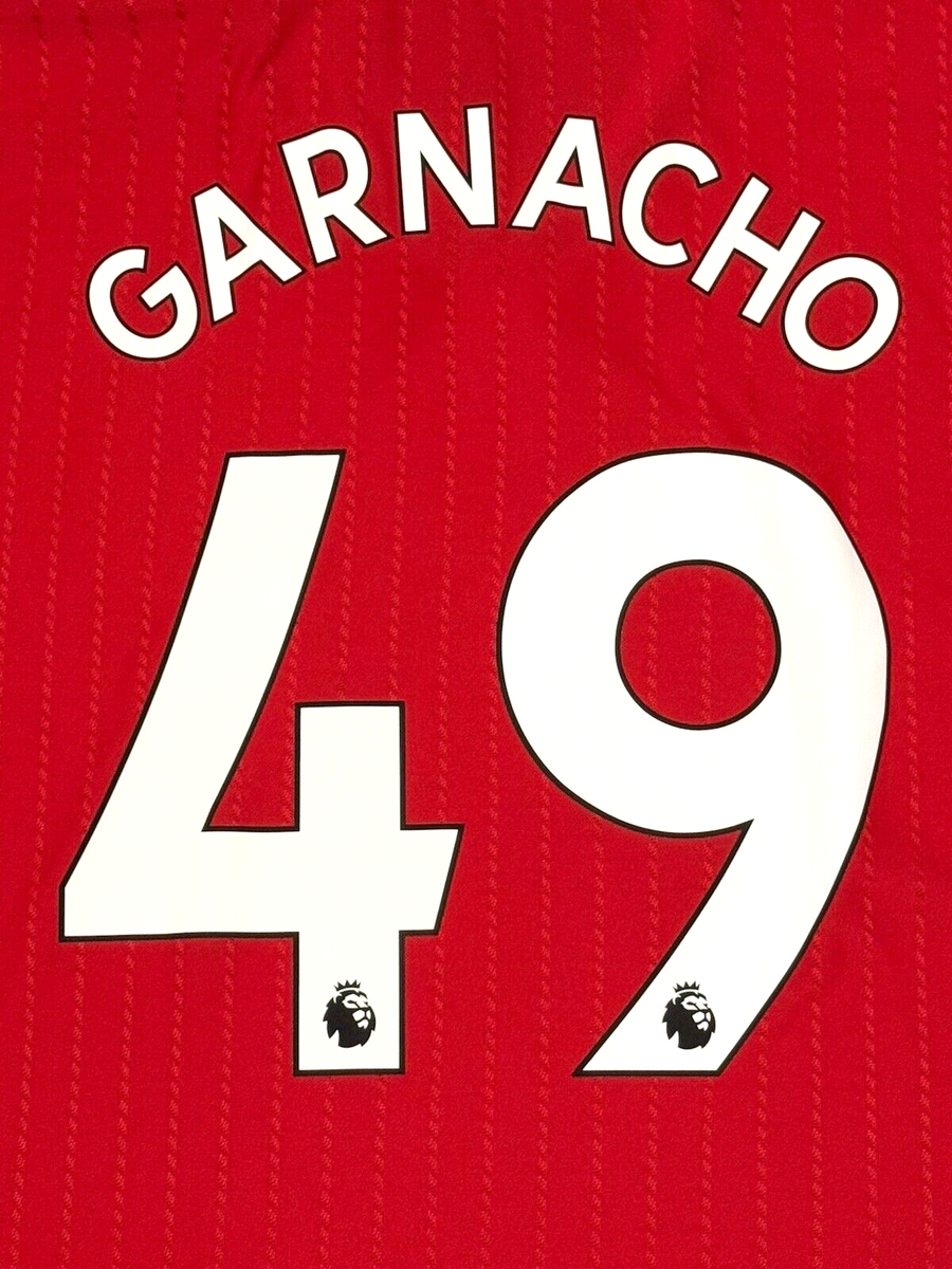2022/23 Manchester United Authentic Home Jersey #49 Garnacho