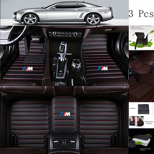 For BMW All Models Car Floor Mats Waterproof Carpets All-weather Front&Rear Sets - Picture 23 of 47