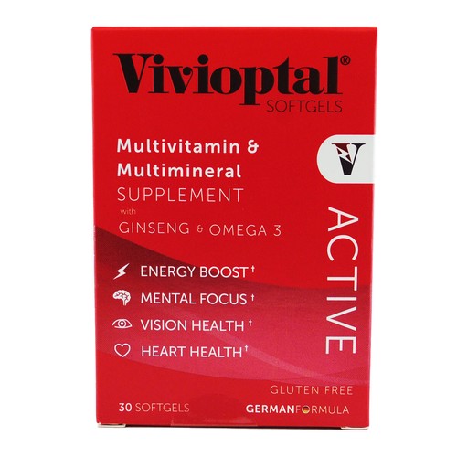 Vivioptal ACTIVE Multivitamin Omega 3 + Ginseng, 30 Capsules Exp. 8 /2024  854442003071 | eBay