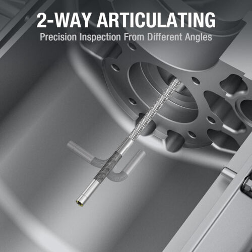 TESLONG TD500 Boroscopio Articulado Dos Vías 210° Dirección Endoscopio con WIFI - Imagen 2 de 21
