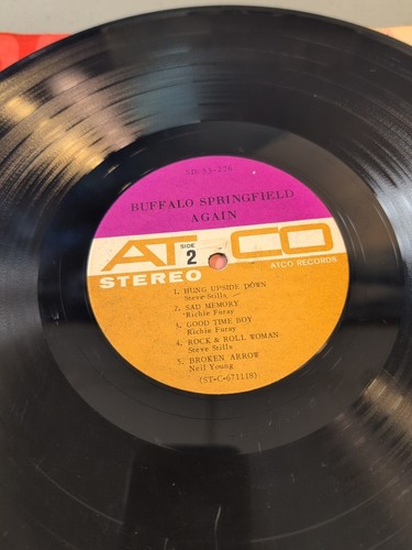 Buffalo Spingfield - Again Vinyl LP 1967 Atco SD-33-226 Neil Young Stereo VG/VG- - Picture 4 of 24