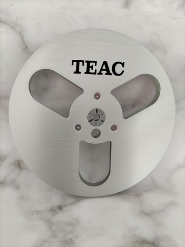 Un par de carretes de cinta dorada Teac 7" pulgadas de metal ligero aluminio carrete de recogida - Imagen 6 de 6