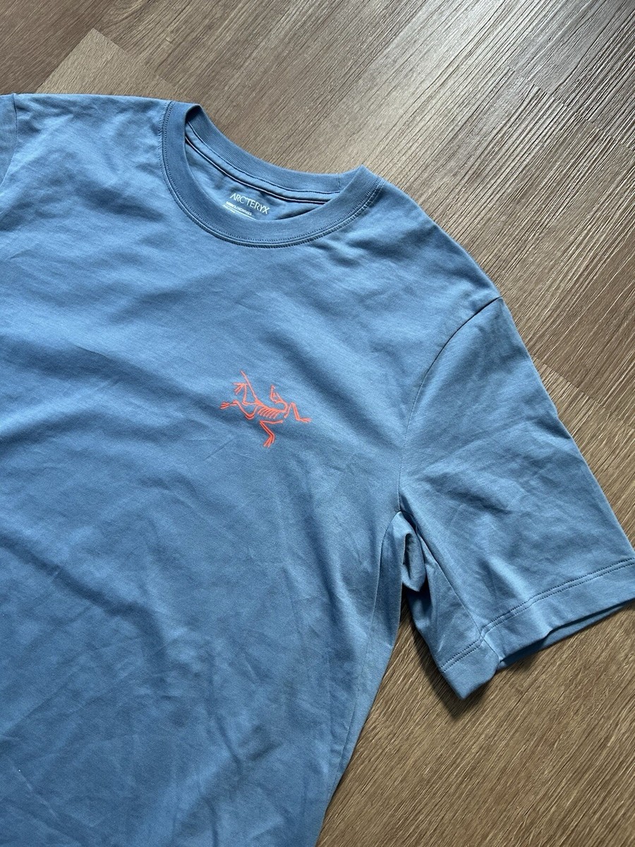 Arc'teryx Arc'Multi Bird Logo SS Men's Cotton Shirt - Stone