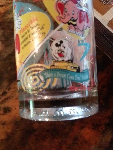 McDonald's Disney Drinking Glass Cup Tumbler 100 Years Of Magic Pinocchio, Bambi - Picture 11 of 12