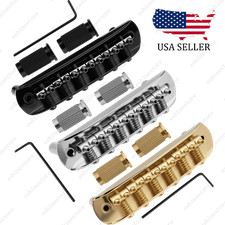 Electric Guitar Bridge Assembly w/ Tailpiece  Saddles For JM Jazzmaster