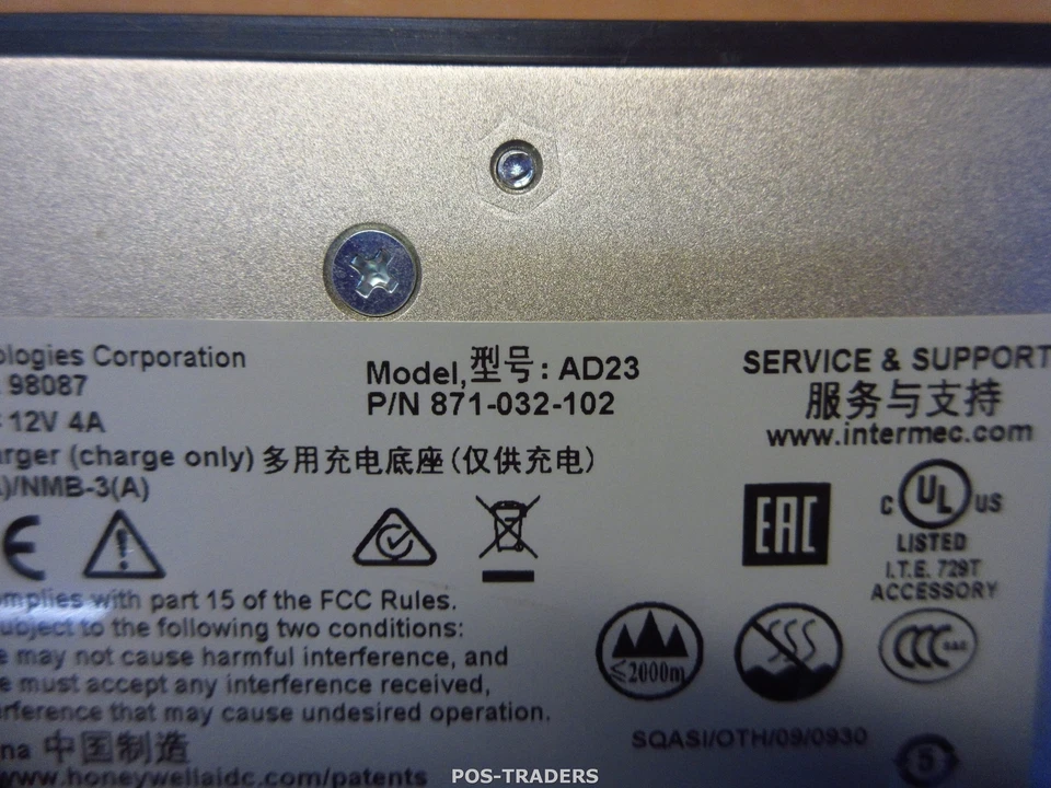 Intermec AD23 871-032-102 Multi Dock 4-Bay for CN50 CN51 Barcode Scanners + PSU - Bild 4 von 4