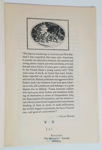 1945 OLD AMERICA IN A YOUNG WORLD Allan Nevins NEWCOMEN SOCIETY H L Ferguson - Bild 5 von 12