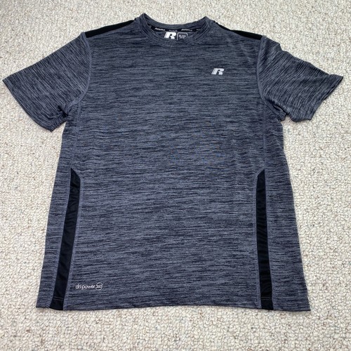 Russell Boys Active Shirt sz XL Gray Short Sleeve Crew Neck Lightweight Stretch - Picture 7 of 13