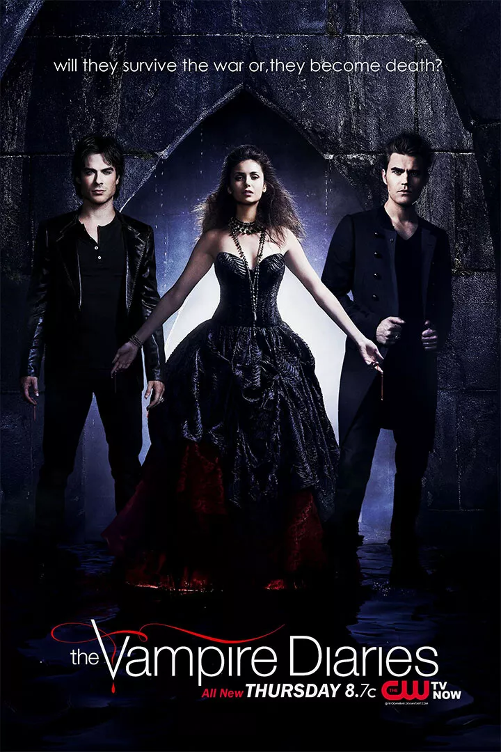 vampire diaries season 5 poster