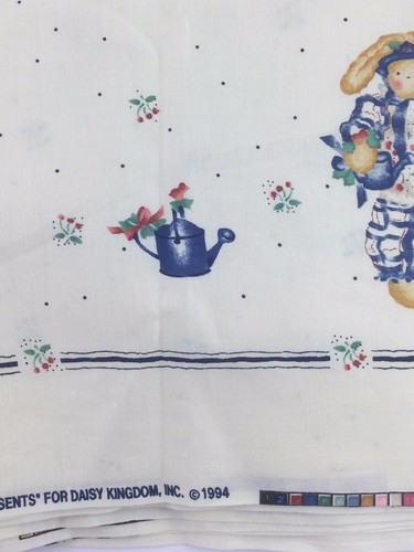 Daisy Kingdom Stoff SomeBunny Bordüre 1994 Baumwolle 3,25 Yds x 44" Land - Bild 3 von 5