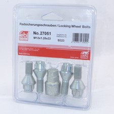Febi Felgenschlösser Felgenschloss Satz M12x1,25x26mm Kegelbund 27051|5