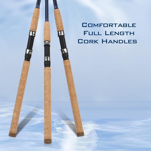 Progressive Glass Fishing Rods, Spinning & Casting Rods, B: Cast 8'/F/H Power - Picture 6 of 10