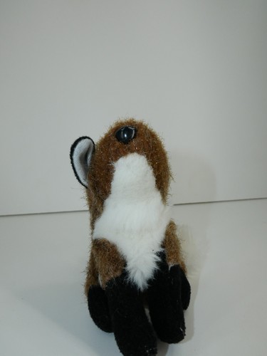 Folkmanis Mini Red Fox Finger Puppet Plush 5" - Picture 4 of 11
