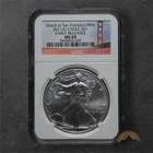 2011 (S) American Silver Eagle Dollar $1 - NGC MS69 - San Fransisco