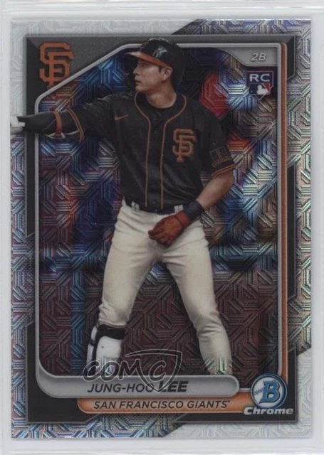 2024 Bowman Mega Box Chrome Mojo Refractor Jung-Hoo Lee #69 Rookie RC