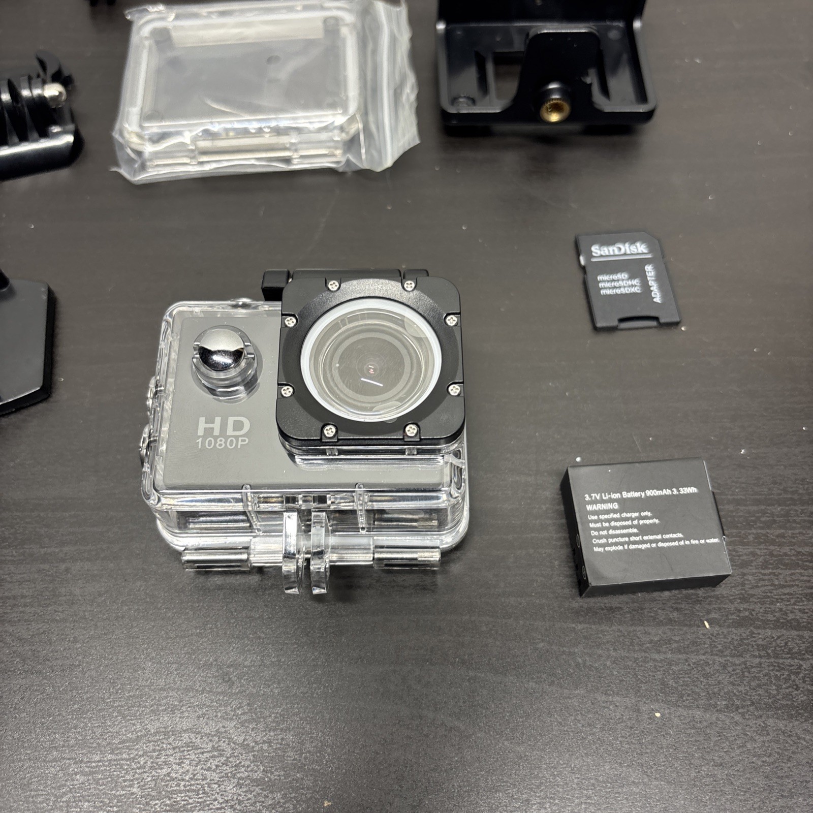 SJCAM Action Sport Camera HD, LCD Display, MicroSD, USB 2.0