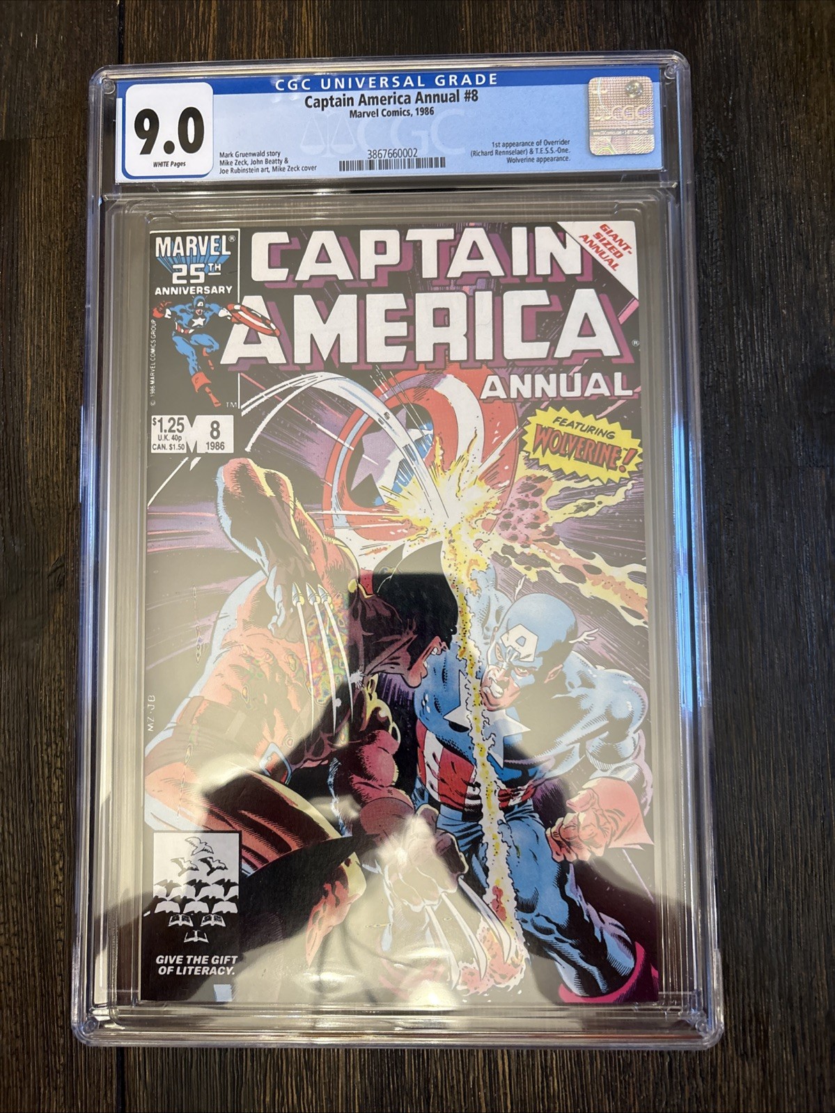 Captain America Annual #8 (Newsstand Edition) Value - GoCollect