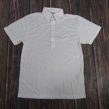 Collars  Co. Dress Collar Polo Shirt Mens Small White Short Sleeve Golf Work