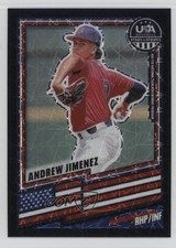 2026 Panini Stars & Stripes Prizm Black Velocity 15/39 Andrew Jimenez #146 4jk
