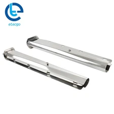 2.5" Bolt Spacing 30" Length Chrome Straight Spring Loaded Mud Flap Hanger
